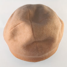Load image into Gallery viewer, 100% Cashmere Apricot Orange Beanie Hat