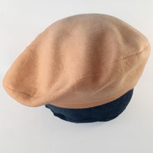 Load image into Gallery viewer, 100% Cashmere Apricot Orange Beret Hat