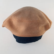 Load image into Gallery viewer, 100% Cashmere Apricot Orange Beret Hat