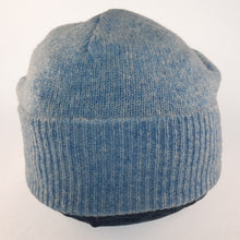 Load image into Gallery viewer, 100% Lambswool Baby Blue Beanie Hat