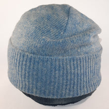 Load image into Gallery viewer, 100% Lambswool Baby Blue Beanie Hat