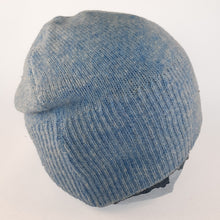 Load image into Gallery viewer, 100% Lambswool Baby Blue Beanie Hat