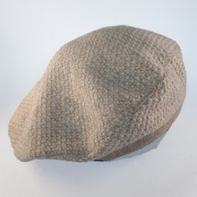Load image into Gallery viewer, 100% Lambswool Beige and Cream Beret Hat