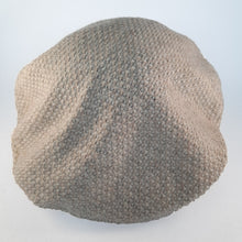 Load image into Gallery viewer, 100% Lambswool Beige and Cream Beret Hat