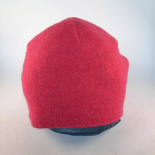 Load image into Gallery viewer, 100% Boiled Lambswool Rose Pink Beanie Hat