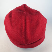 Load image into Gallery viewer, 100% Strawberry Red Lambswool Beanie