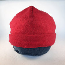 Load image into Gallery viewer, 100% Strawberry Red Lambswool Beanie