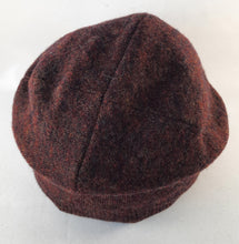 Load image into Gallery viewer, 100% Brown Merino Wool Beanie Hat