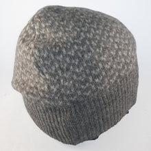 Load image into Gallery viewer, 100% Grey Snowflake Lambswool Beanie Hat