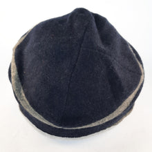 Load image into Gallery viewer, 100% Cashmere and Lambswool Slate Grey Beanie Hat