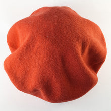 Load image into Gallery viewer, 100% Lambswool Orange Beret