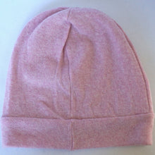 Load image into Gallery viewer, 100% Lambswool Pale Pink Slouchie Hat