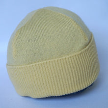 Load image into Gallery viewer, 100% Lambswool Yellow Beanie Hat