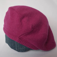 Load image into Gallery viewer, 100% Lambswool Cerise Pink Beret