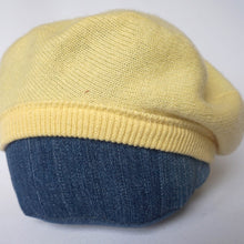 Load image into Gallery viewer, 100% Lambswool Yellow Beret