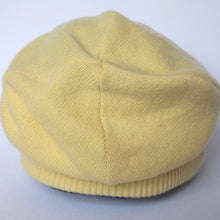 Load image into Gallery viewer, 100% Lambswool Yellow Slouchie Hat