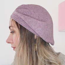 Load image into Gallery viewer, 100% Lambswool Pink Marl Beret