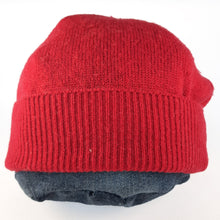Load image into Gallery viewer, 100% Cherry Red Lambswool Slouchy