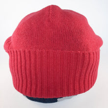 Load image into Gallery viewer, 100% Rose Pink Lambswool Beanie