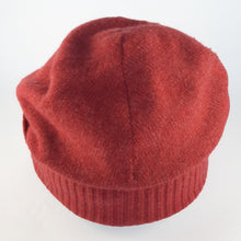 Load image into Gallery viewer, 100% Lambswool Soft Orange Slouchie Hat