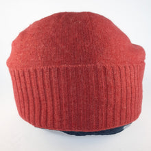 Load image into Gallery viewer, 100% Lambswool Soft Orange Slouchie Hat