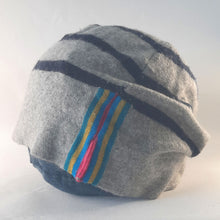 Load image into Gallery viewer, 100% Lambswool and Angora Rainbow Beanie Hat