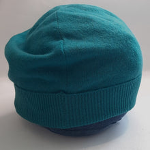 Load image into Gallery viewer, 100% Merino Wool Jade Green Beanie Hat
