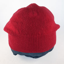 Load image into Gallery viewer, 100% Strawberry Red Lambswool Beanie
