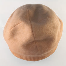 Load image into Gallery viewer, 100% Cashmere Apricot Orange Beanie Hat
