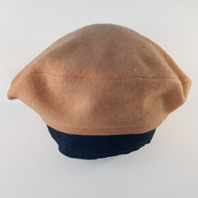 Load image into Gallery viewer, 100% Cashmere Apricot Orange Beret Hat
