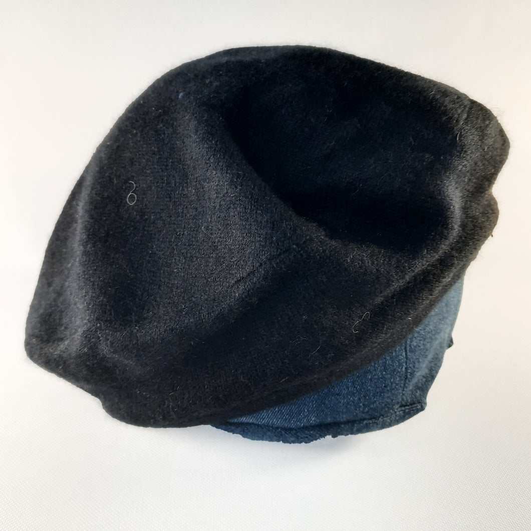 100% Black Cashmere Beret Hat