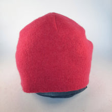 Load image into Gallery viewer, 100% Boiled Lambswool Rose Pink Beanie Hat
