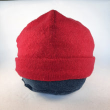 Load image into Gallery viewer, 100% Cherry Red Lambswool Beanie
