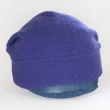 Load image into Gallery viewer, 100% Cadbury Purple Cashmere Slouchie Hat
