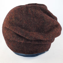 Load image into Gallery viewer, 100% Brown Merino Wool Slouchie Hat
