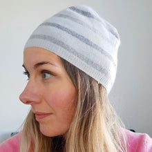 Load image into Gallery viewer, 100% Angora and Lambswool Beanie Hat
