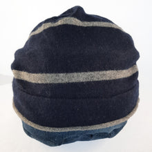 Load image into Gallery viewer, 100% Cashmere and Lambswool Slate Grey Beanie Hat
