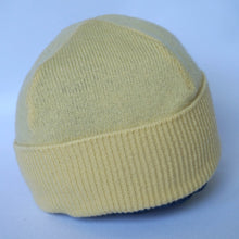 Load image into Gallery viewer, 100% Lambswool Yellow Beanie Hat

