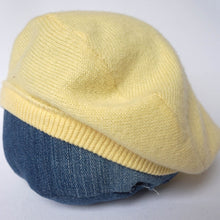 Load image into Gallery viewer, 100% Lambswool Yellow Beret
