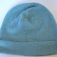 Load image into Gallery viewer, 100% Nile Blue Lambswool Slouchie Hat

