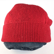 Load image into Gallery viewer, 100% Cherry Red Lambswool Slouchy
